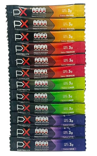 PX Bebida hidratante sin azúcar Kit x 12 (Sabores Surtidos)